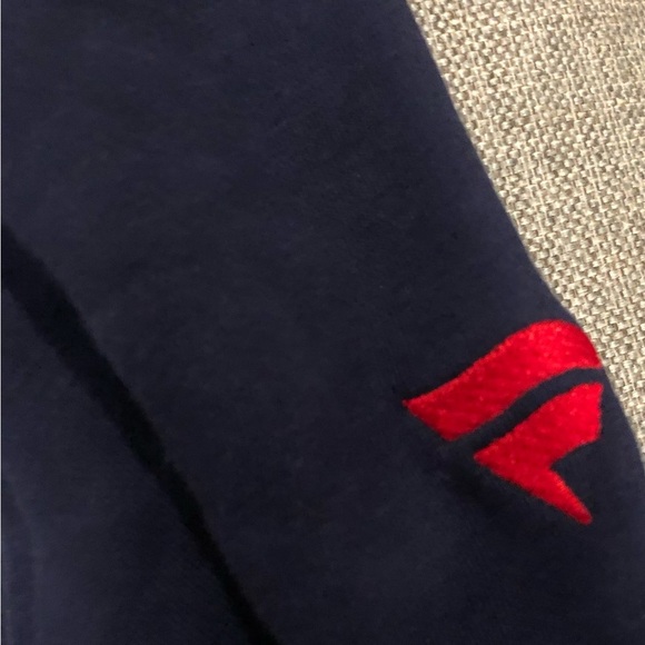 NFL Fanatics New England Patriots Jacket Navy Blue Full Zip Up Hoodie Size M - Picture 6 of 8